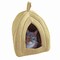 Pet Adobe Pet Bed, Igloo Soft Indoor Enclosed Covered Tent with Removable Cushion for Cats/Small Pets (Tan) 235113FVB - alternate 1